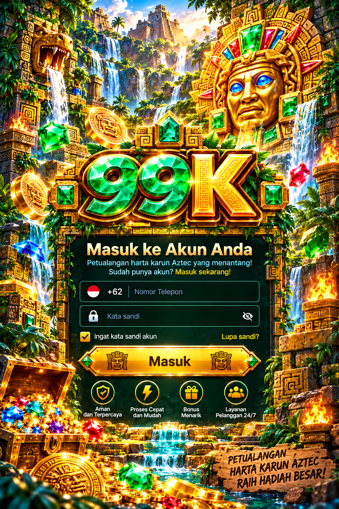 Login 99K bertema kuil Aztec dan permata